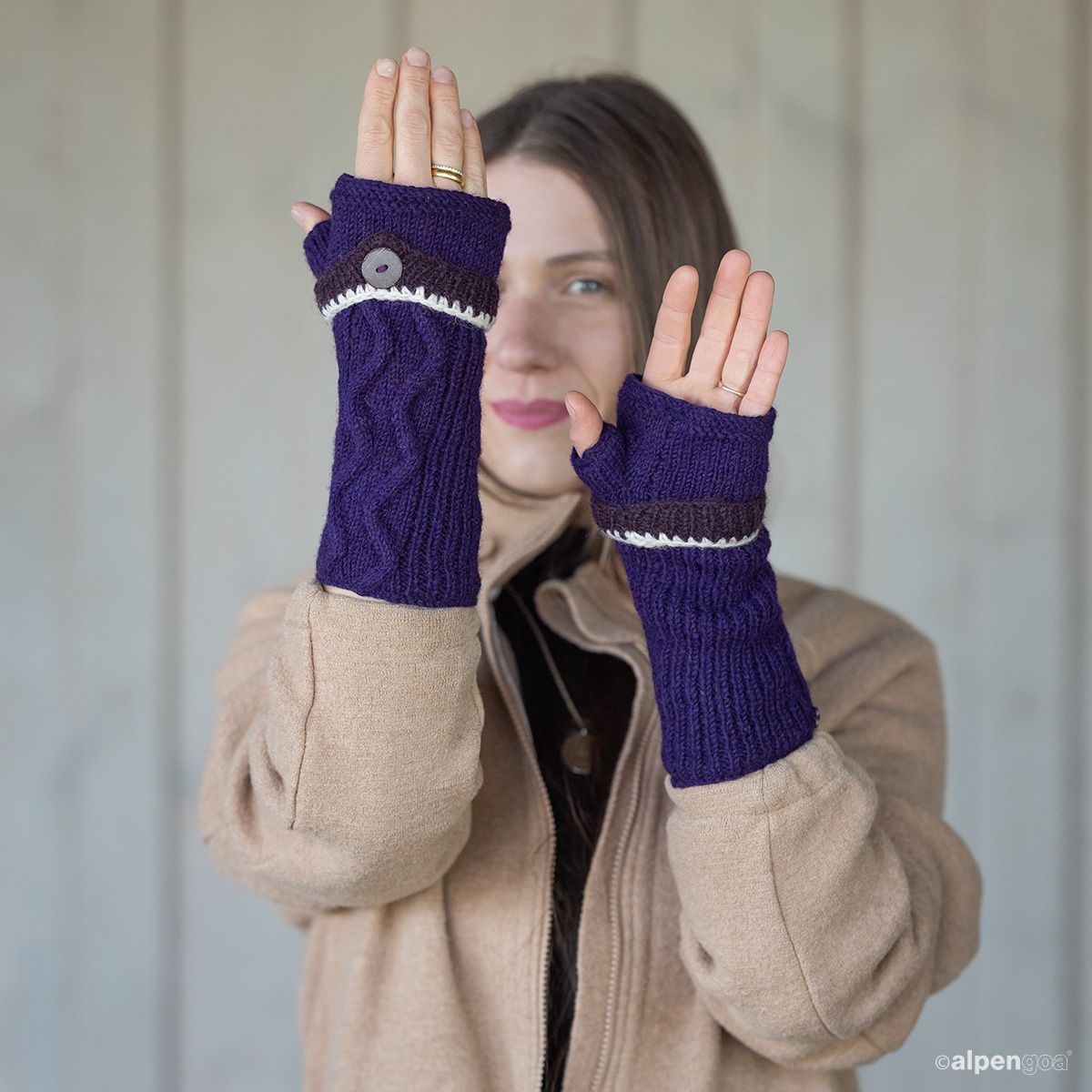 Pulswärmer Modell Rita Tragebeispiel